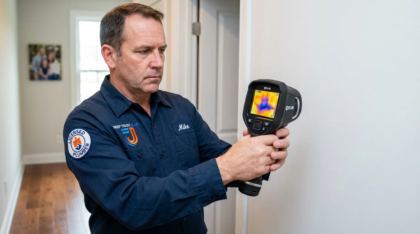 Thermal imaging leak detection by Johns Plumbing LLC in Nyssa